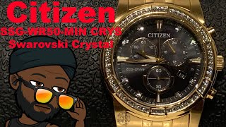 Gold Citizen Eco Drive SSG WR50 MIN CRYS  AYO Daeni [upl. by Kirby927]