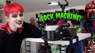 Sock Knitting Machine Unboxing and Set Up  Dean and Bean CSM [upl. by Woodman]