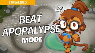 How to Beat Apopalypse Mode Medium on Streambed  BTD6 Strategy [upl. by Kcirej]