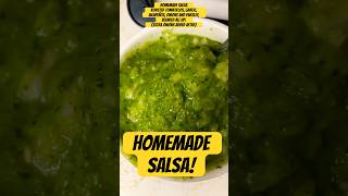 Homemade Salsa verde shorts food foodie foodies foodlover salsa homemade dinner recipe [upl. by Akital]