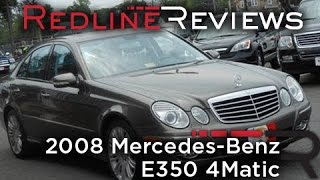 2008 MercedesBenz E350 4Matic Review Walkaround Start Up Test Drive [upl. by Ennirak]