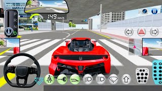 New Super car Ferrari gameplay  3d Class driving game gameplay 3dclassdriving [upl. by Partan]