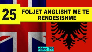 Anglisht I 25 Foljet anglisht me te rendesishme I Anglisht shqip perkthim I video 395 [upl. by Ruddie]