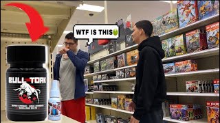 SMELLING SALTS  FART SPRAY PRANK IN TARGET [upl. by Otreblon]