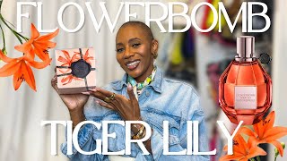 Flowerbomb Tiger Lily Perfume Review Unboxing Scent Impressions Longevity amp More [upl. by Licha720]