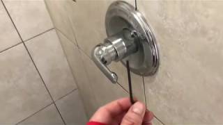 Fix leaky shower head with a stuck handle [upl. by Ellehcyt]