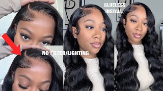 DETAILED 5x5 CLOSURE WIG INSTALL  ULTIMATE LACE MELT  SIDE PART WITH BABY HAIRS  Alipearl Hair [upl. by Anhoj538]