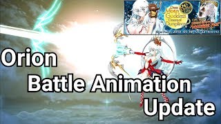 FGO NA Moon Festival Revival Lite Orion Battle Animation Update with EX Attack and Noble Phantasm [upl. by Candice803]