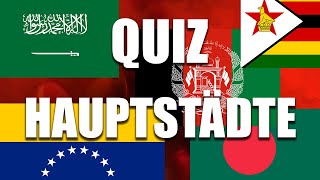 Hauptstädte Quiz  Schwierigkeit schwer [upl. by Tabib]