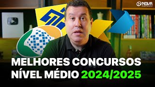 Melhores concursos de Nível Médio para 2024 e 2025 [upl. by Atsillac112]