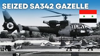 SA342 Gazelle helicopters seized by rebels in Syria [upl. by Nylrak]