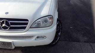 2003 MERCEDES ML 500 ROLLING FROM RIMTYME OF WINSTON SALEM ON 22quot GIANNA FLARES [upl. by Aimak493]