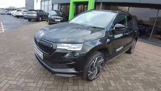 2024 SKODA Karoq SUV 15 TSI 150ps SportLine ACT DSG driveingram skodakaroq usedcars ayrshire [upl. by Ymma]