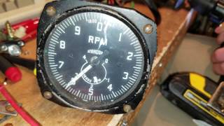 Aircraftstyle tachometer testing [upl. by Norby]