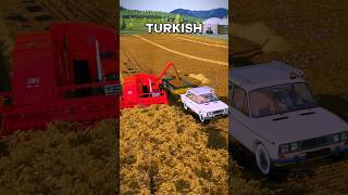 NOOB VS PRO VS TURKISH 🚜  FS22 farming farmingsimulator22 fy fyp shorts [upl. by Sutit]