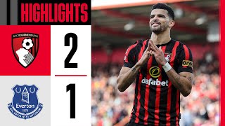 Solanke on target in DRAMATIC late victory  AFC Bournemouth 21 Everton [upl. by Stephania]