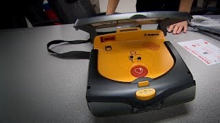 How to use a defibrillator AED [upl. by Aracahs]