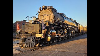 Big Boy 4014 Leaving Union Station KC on 10172024 [upl. by Aihsas]