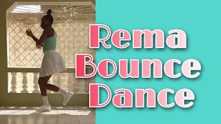 Rema  Bounce Official Dance Challenge rema bounce [upl. by Hcnarb]