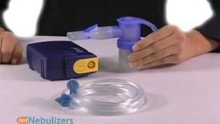 Just Nebulizers PARI TREK S Compact Compressor Combination Pack [upl. by Lathe653]