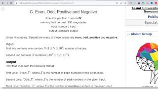 Codeforce Sheet 2 Soution C Vscode Problem C Even Odd Positive and Negative Codeforces Solution [upl. by Auoh]