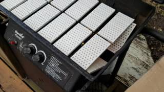 King Ceramic BBQ Grill Tiles In Action Video [upl. by Averi]