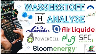 Wasserstoff AktienAnalyse Linde Air Liquide Bloom SFC Plug Power Powercell  Neuer Hype [upl. by Grekin]