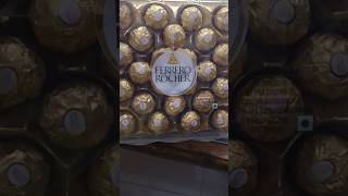 Ferrero rocher chocolate unboxing chocolate shortsfeed rocher ferrerorocher [upl. by Aisetra]