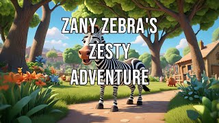 Zany Zebras Zesty Adventure ｜Kid song｜Nursery rhyme｜KG song｜Childrens story｜adventure [upl. by Natalee]