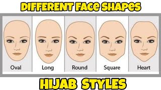 Face Shapes Hijab Styles  Hijab Styles for Various Face Structures  Hira Noor [upl. by Eitnom]