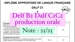 Delf B2 Dalf C1 C2 speaking ⭕️ explained by a Dalf C2 holder [upl. by Novihc]