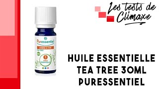 Test dune huile essentielle de tea tree Puressentiel 30ml [upl. by Yrellih]