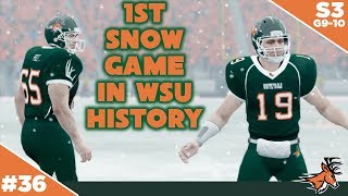 Adam Miller Returns in Snow Game Thriller  Whitetails  NCAA Football 14  Ep 36 [upl. by Roarke]