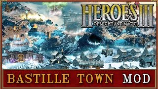 Heroes III  Bastille Town Mod VCMI [upl. by Kcirddehs70]