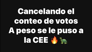 PNP y CEE cancelan conteo de votos Tranque por la “Papeleta Legislativa” 🔥✍🏽🐢🇵🇷 [upl. by Ahsieat]