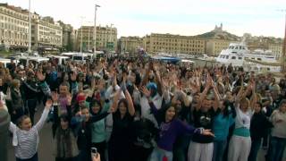 Flashmob Marseille Party 2011  Zumba He Zumba Ha [upl. by Anneirb]