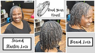 Second Starter Locs  Shiny amp Elegant Ring from Read Your Heart [upl. by Annekahs]