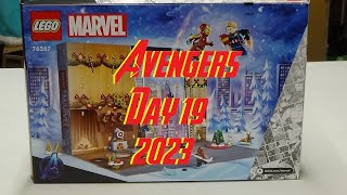 LEGO MARVEL AVENGERS 2023 ADVENT CALENDAR DAY 19 [upl. by Nahem]