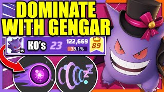 How to Easily CARRY RANKED with ONE SHOT GENGAR Gameplay Review  Pokemon Unite [upl. by Devondra]