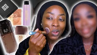 TESTING a new MATTE full coverage FOUNDATION FOR DARK SKIN from SEPHORA [upl. by Conchita]