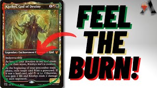 🔥 Midrange Burn  Klothys God of Destiny Historic Brawl Commander MTG Arena [upl. by Fairfield]