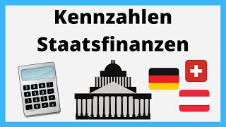 Kennzahlen zu den Staatsfinanzen  Schuldenquote amp Staatsquote  einfach erklärt mit Rechenbeispiel [upl. by Edylc]