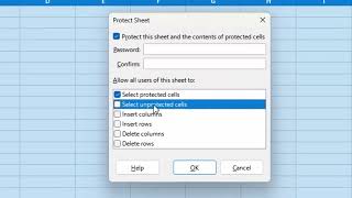 How to protect your sheet with password in Microsoft Excel and Libre calcCOMPUTEREXCELSOLUTION [upl. by Hernandez402]