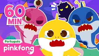 NOVOS ⭐️ É HALLOWEEN ⭐️  👻 Infantil   Completo  Pinkfong Bebê Tubarão Canções para Crianças [upl. by Kikelia]