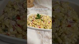 BEST Macaroni Salad for the Holidays 😍 puertoricanfood caribbeanfood [upl. by Niroht]