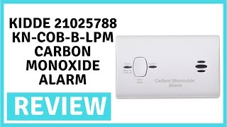 Kidde 21025788 KN COB B LPM Carbon Monoxide Alarm  Review [upl. by Anomor]