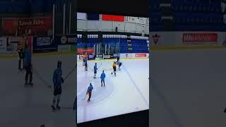 Christopher Rabbath Junior AA vs Davidalexandre Coulombe  QMJHL [upl. by Yraht]