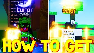 HOW TO GET SOLAR  LUNAR FAST in SOLS RNG ROBLOX [upl. by Ianahs423]