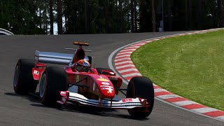 Ferrari F2004 Slick Tyres  Nurburgring Nordschleife  Assetto Corsa TV Cam [upl. by Tearle]