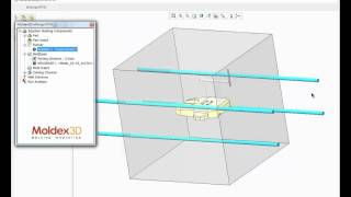 Moldex3D eDesignSYNC for Creo® Solid Runner Demonstration [upl. by Neale]